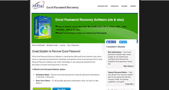 Desktop Screenshot of excelpasswordrecoverysoftware.org